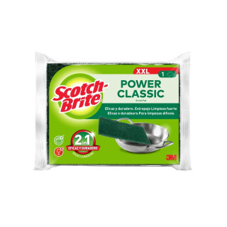 Scotch-Brite Classic Estropajo de Cocina XL - Color Verde Oscuro