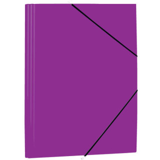 Mariola Carpeta de Polipropileno con Solapas 450 Micras - Formato Folio - Medidas 34x25cm - Cierre con Goma Elastica - Color Vi