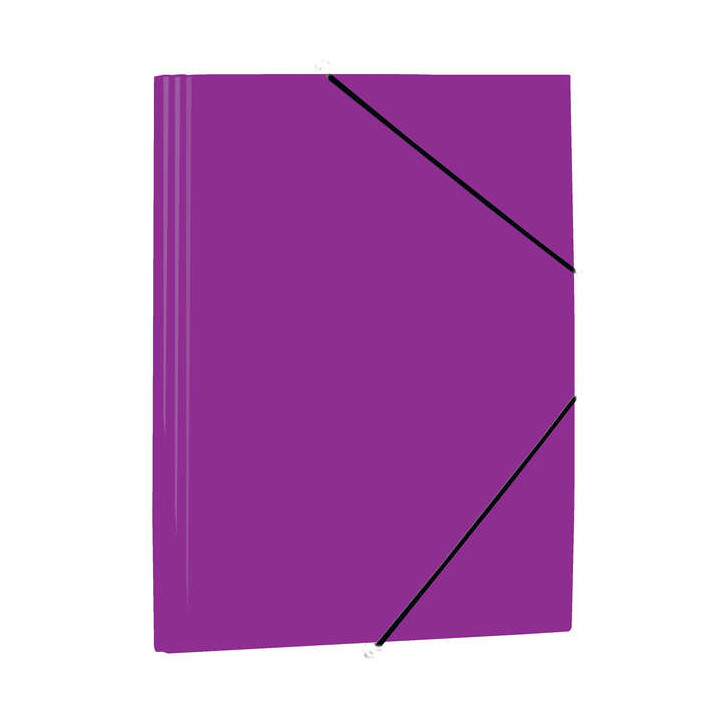 Mariola Carpeta de Polipropileno con Solapas 450 Micras - Formato Folio - Medidas 34x25cm - Cierre con Goma Elastica - Color Vi