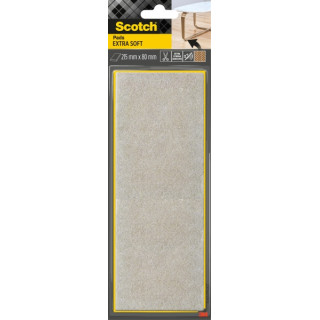 Scotch Almohadilla de Fieltro Adhesiva - Extra Suaves - 215  x 80mm - Color Beige
