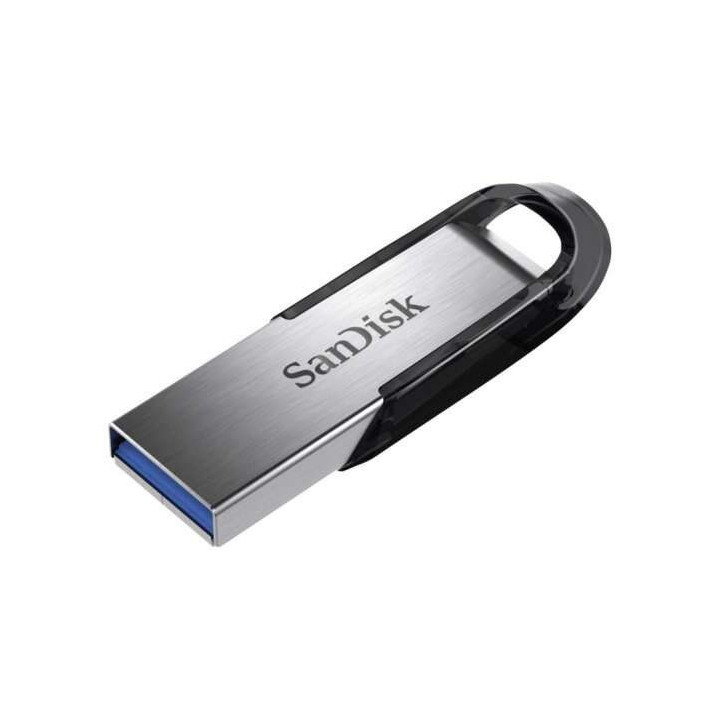 Sandisk Ultra Flair Memoria USB 3.0 256GB - Hasta 150MB/s de Transferencia - Diseño Metalico - Color Acero/Negro (Pendrive)