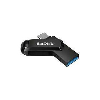 Sandisk Ultra Dual Drive Go Memoria USB-C y USB-A 64GB - Hasta 150MB/s de Lectura - Color Negro (Pendrive)