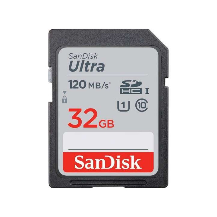 Sandisk Ultra Tarjeta SDHC 32GB UHS-I Clase 10 120MB/s