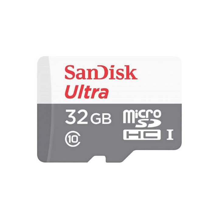 Sandisk Ultra Tarjeta Micro SDHC 32GB UHS-I U1 Clase 10 100MB/s + Adaptador SD