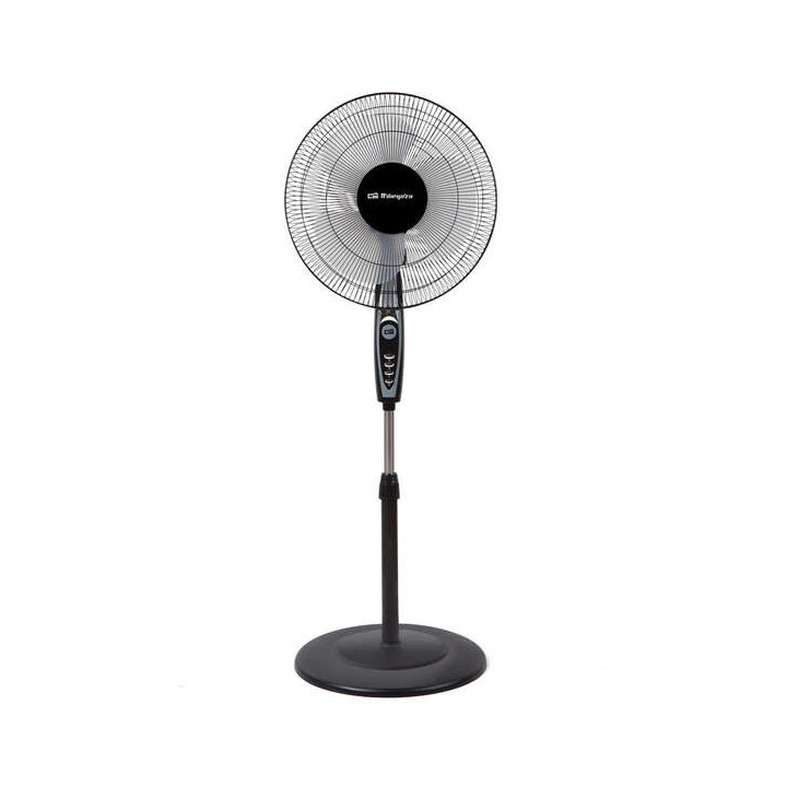 Orbegozo SF 0148 Ventilador de Pie - Base Estable - Portatil y Seguro - 3 Velocidades de Ventilacion - Cabezal Oscilante - Pote