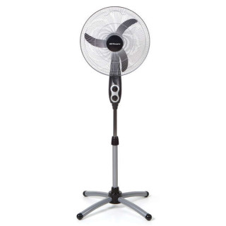 Orbegozo SF 0156 Ventilador de Pie Potente y Eficiente - Amplia Cobertura con Oscilacion Oval - Altura Ajustable - Cabezal Mult