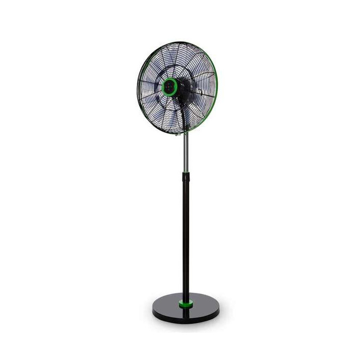 Orbegozo SF 0248 Ventilador de Pie Silencioso - Motor DC de Cobre Brushless - 18 Aspas - 11 Velocidades - Temporizador de 9h -