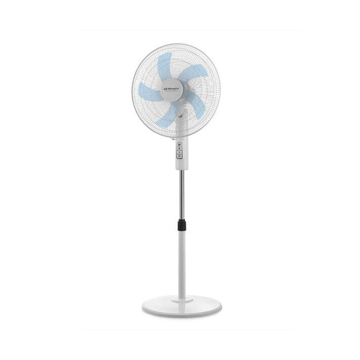 Orbegozo SF 1040 Ventilador de Pie - Potente Rendimiento con 3 Velocidades de Ventilacion - Cabezal Oscilante Multiorientable -