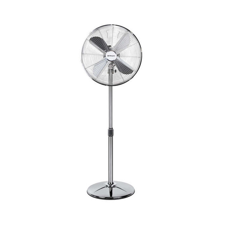 Orbegozo SF 3345 Ventilador de Pie Clasico - Potente y Economico - 3 Velocidades de Ventilacion - Altura Regulable - Diseño Cr