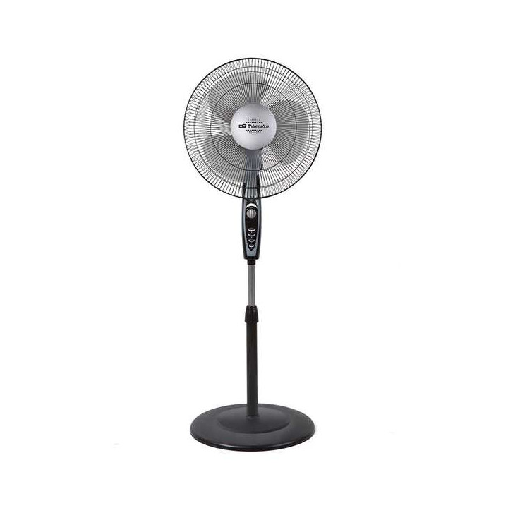 Orbegozo SF 3347 Ventilador de Pie Potente y Eficiente - Amplia Superficie de Ventilacion - Cabezal Multiorientable - Temporiza