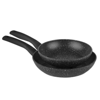 Orbegozo Pack 2 Sartenes Aluminio Forjado - Alta Calidad y Resistencia - Superficie Antiadherente - Ideal para Sorprender con N