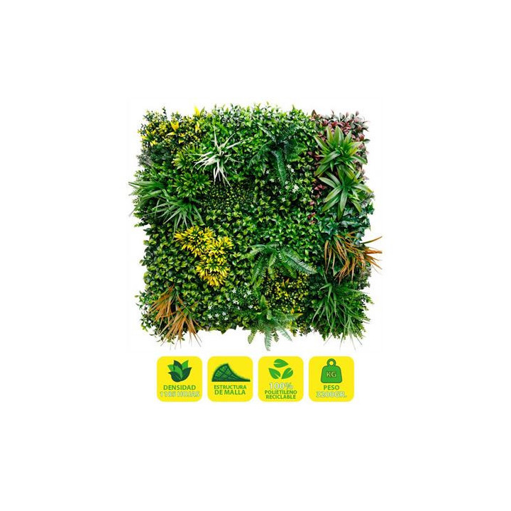 Sungarden Jardin Vertical Serie Petalario 100x100cm - Color Verde