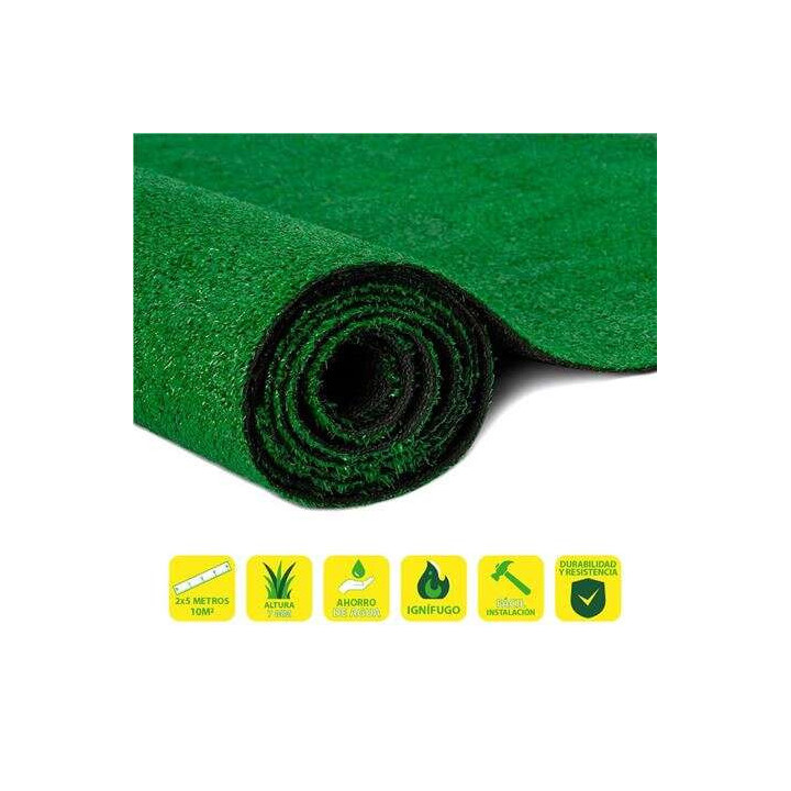SunGarden Cesped Artificial 2x5m 7mm Serie - Ecoverde