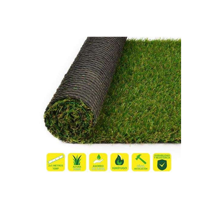 SunGarden Cesped Artificial 2x5m - 20mm - Serie Elegant