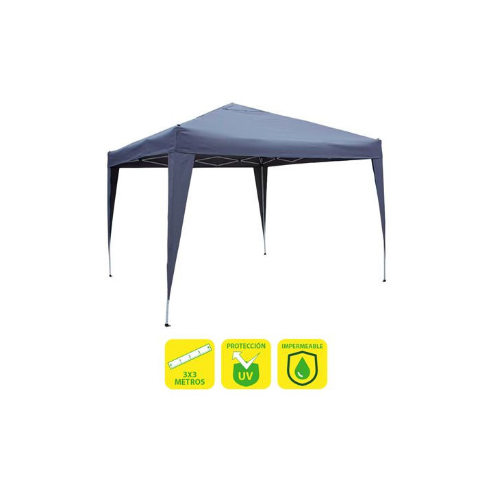 Sungarden Carpa Plegable Acero 3x3m - Color Azul