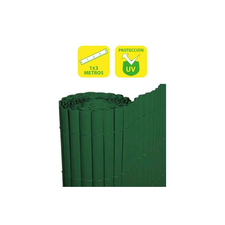 SunGarden Cañizo Plastico Doble Cara 1x3m - Color Verde