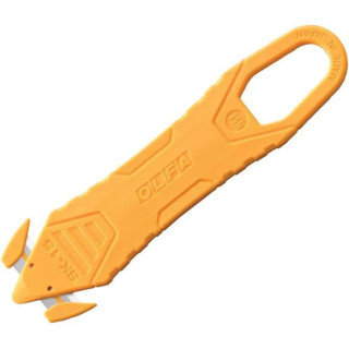 Olfa Pack de 10 Cutters Pequeños Desechables con Hojas Ocultas - Acero Inoxidable - Certificacion NSF - Maxima Seguridad - Uso