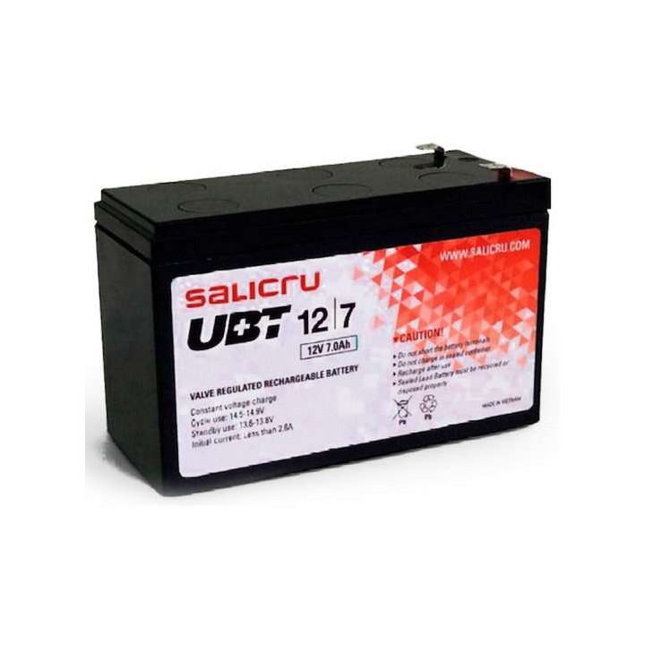 Salicru UBT 12/7 Bateria para SAI/UPS 7aH 12v