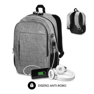 Subblim Mochila Urban Lock System - para Portatiles de hasta 16" - Bloqueo Antirrobo - Correas Ergonomicas - Espalda con Sistem