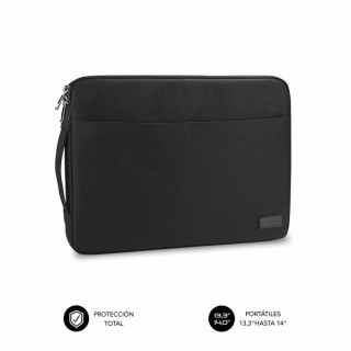 Subblim Funda Urban Portátil de 13.3" a 14" - Proteccion Elegante y Funcional - Tela de Poliester 600D - Interior Acolchado de