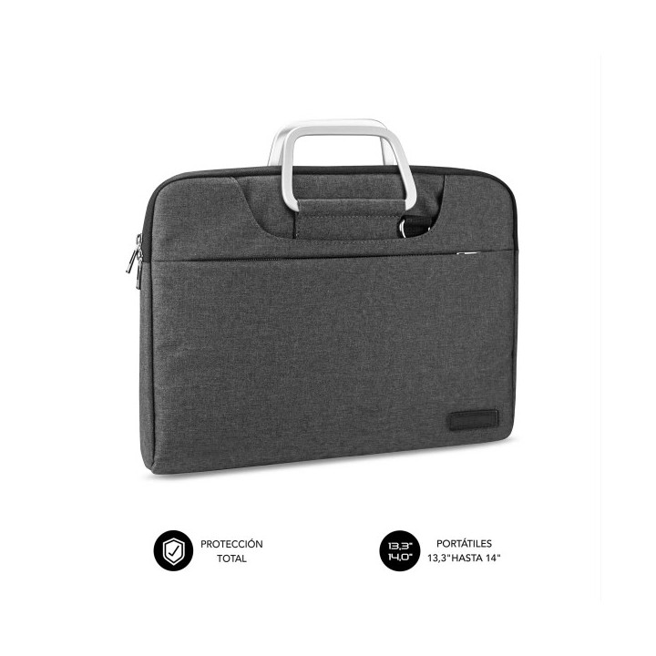Subblim Funda Business Portatiles de 13.3" a 14" - Diseño Moderno y Elegante - Doble Cremallera -  Proteccion Total - Colores