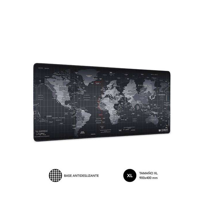 Subblim Alfombrilla Extra Grande de 900x400mm - Espacio Amplio para Juegos o Trabajos - Bordes Cosidos Duraderos - Alta Calidad