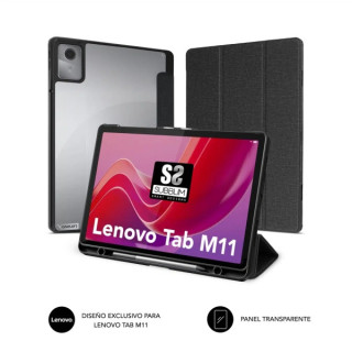 Subblim Funda Exclusiva para Tablet Lenovo Tab M11 - Cierre Magnetico - Bordes Reforzados - 2 Posiciones de Soporte - Color Neg