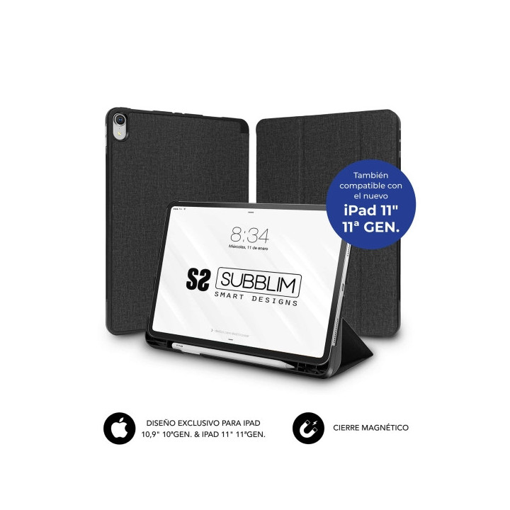 Subblim Funda Exclusiva para Ipad 10ª y 11ª Generacion de 10.9 y 11 Pulgadas - Shock Case - Bordes Reforzados - Carcasa Trase