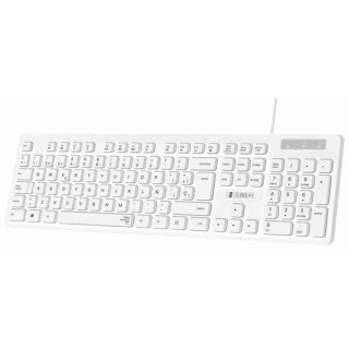 Subblim Teclado Business Slim Silencioso - 430 x 132 x 23 mm - Teclas Planas - Resistente a salpicaduras - Diseño delgado y co