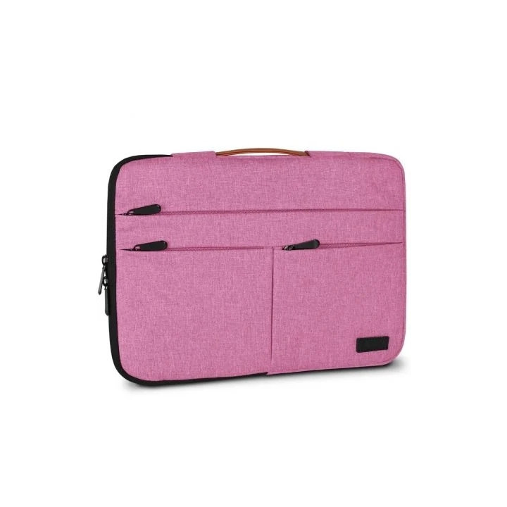 Subblim Funda Air Padding 360 - 380x275x30 mm - Protección 360º - Múltiples bolsillos - Resistente y duradera - Color Rosa