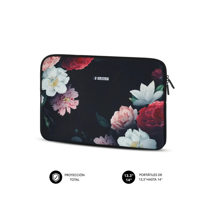 Subblim Funda Trendy de Neopreno Portátil de 13.3" a 14"- Resistencia a Golpes y Caidas - Colores Varios