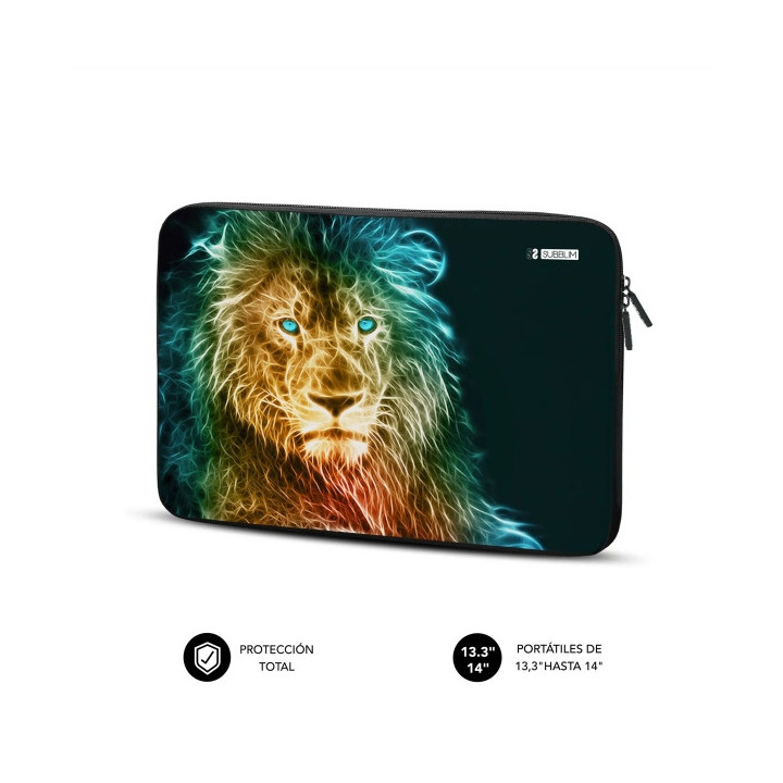 Subblim Funda Trendy de Neopreno Portátil de 13.3" a 14"- Resistencia a Golpes y Caidas - Colores Varios