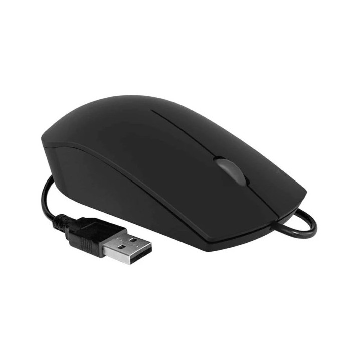 Subblim Raton Business con Cable - Diseño Ultradelgado y Ergonomico - Tecnologia Silent Click - Color Negro Mate