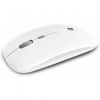 Subblim Ratón Dual Flat - Conexión Dual - Silent Click - Batería Recargable - Rueda de Silicona - Precisión 1600 DPI - Colo