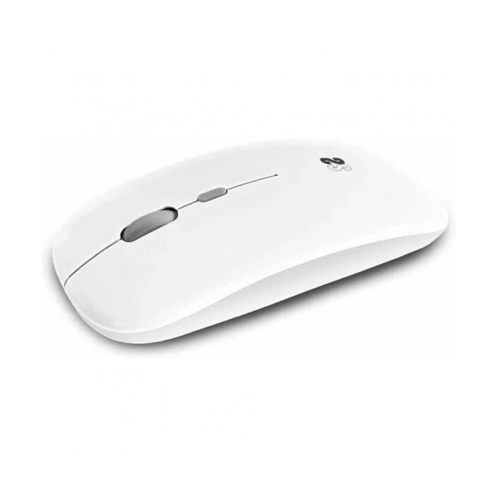 Subblim Ratón Dual Flat - Conexión Dual - Silent Click - Batería Recargable - Rueda de Silicona - Precisión 1600 DPI - Colo