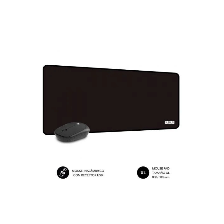 Subblim Pack Harmony Alfombrilla de Escritorio 800x300x2mm