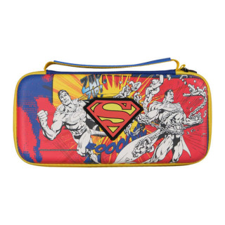 FR-TEC Bolsa Premium Superman para Nintendo Switch - Compatible con Todos los Modelos - Estuche de Alta Calidad con Soporte Inc