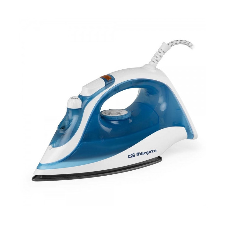 Orbegozo SV 2025 Plancha de Vapor 2000W - Suela Antiadherente - Funcion Spray