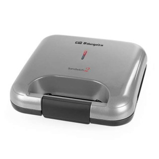 Orbegozo SW 4200 Sandwichera Tostadora Practica y Duradera - Potencia 800W - Placas Antiadherentes - Facil Limpieza - Almacenam