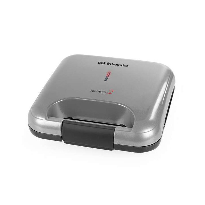 Orbegozo SW 4200 Sandwichera Tostadora Practica y Duradera - Potencia 800W - Placas Antiadherentes - Facil Limpieza - Almacenam