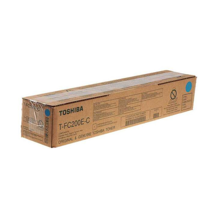 Toshiba T-FC200EC Cyan Cartucho de Toner Original - 6AJ00000259/6AJ00000195/6AJ00000119