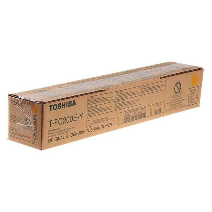 Toshiba T-FC200EY Amarillo Cartucho de Toner Original - 6AJ00000262/6AJ00000198/6AJ00000131