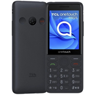 TCL One Touch 4022s Telefono Movil Pantalla 2.8" Bluetooth - Especial para Personas Mayores - Base de Carga - Boton SOS - Color