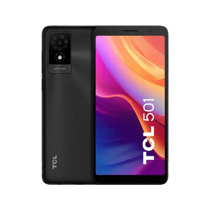 TCL 501 Smartphone Pantalla 6" - 2GB - 32GB - Camara 5MP - Bateria 3000mAh - Color Negro