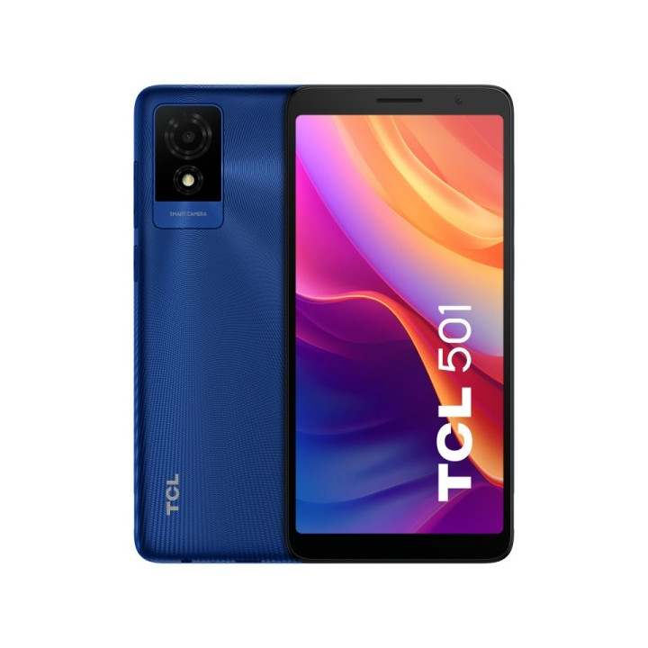 TCL 501 Smartphone Pantalla 6" - 2GB - 32GB - Camara 5MP - Bateria 3000mAh - Color Azul