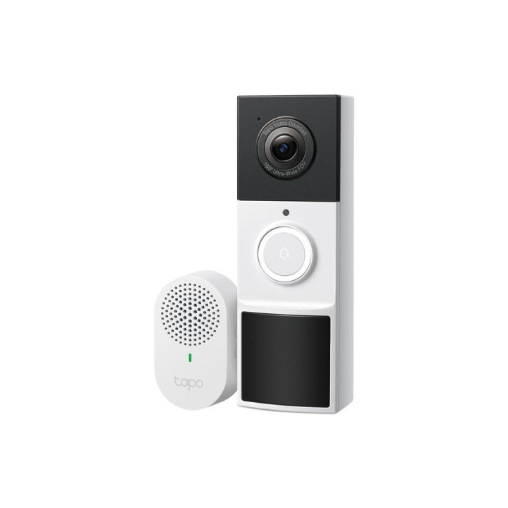 TP-Link Tapo D210 Timbre Inteligente con Video 2K 3MP - Vision Nocturna - Angulo de Vision de 160º - Deteccion y Notificacione