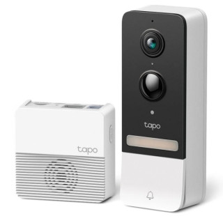 TP-Link Tapo D230S1 Timbre Inteligente con Video 2K 5MP - Vision Nocturna - Angulo de Vision de 160º - Bateria de Larga Duraci