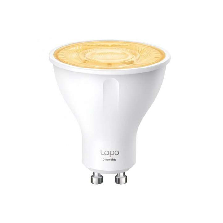 TP-Link Tapo L610 Bombilla Inteligente Wi-Fi Regulable GU10 350lm - Luz Calida 2700K - Control de Voz - Control Remoto - Ahorro