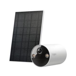 TP-Link TC82 Kit Camara de Seguridad IP WiFi  2K 3MP + Panel Solar Tapo A201 - Para Interior y Exterior - Vision Nocturna - Det