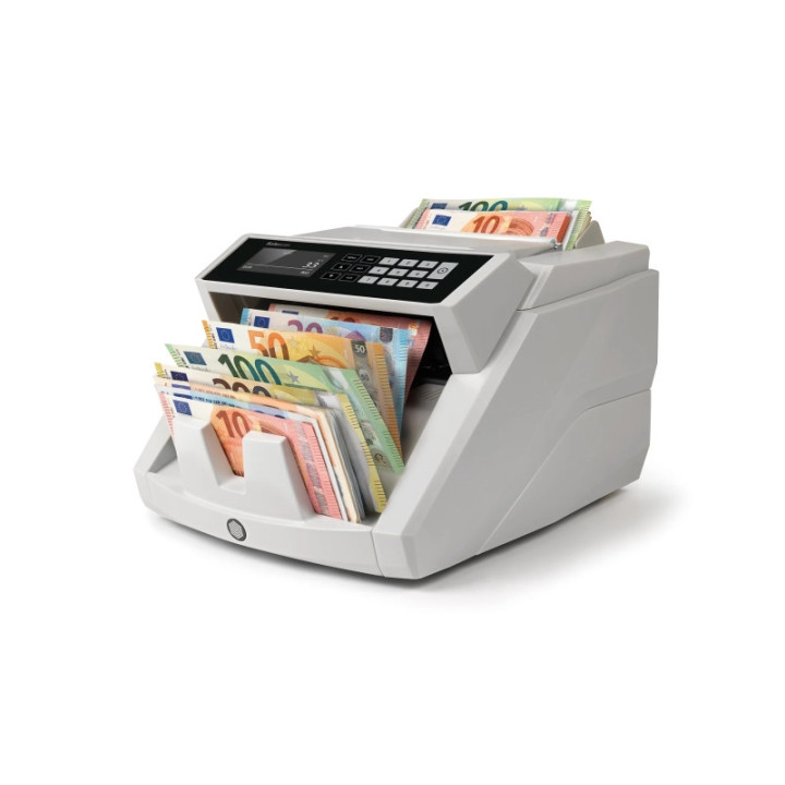 Safescan 2465-S Contadora de Billetes - Puede Contar Billetes de Euro Mezclados - Capacidad hasta 300 Billetes - 1000 Billetes